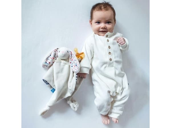 Whisbear Whisbear DouDou teppe Cuddly Bunny hvit
