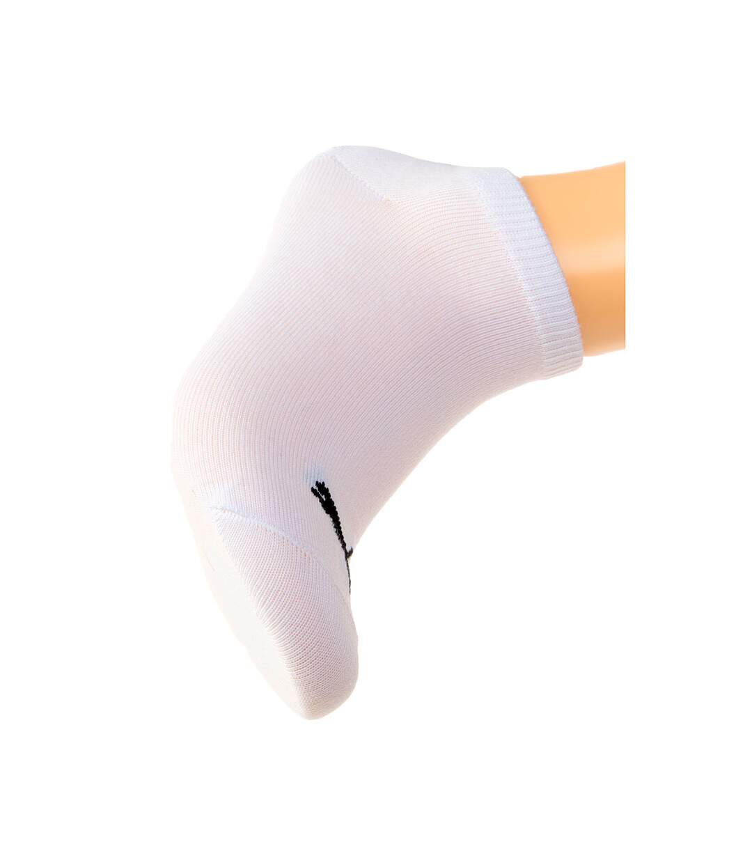 Chaussette Mini-chaussettes - Lot de 3 - Coutures plates - Sans bouclette - Multisport - Fine - Coton - Blanc - Sneaker unisex