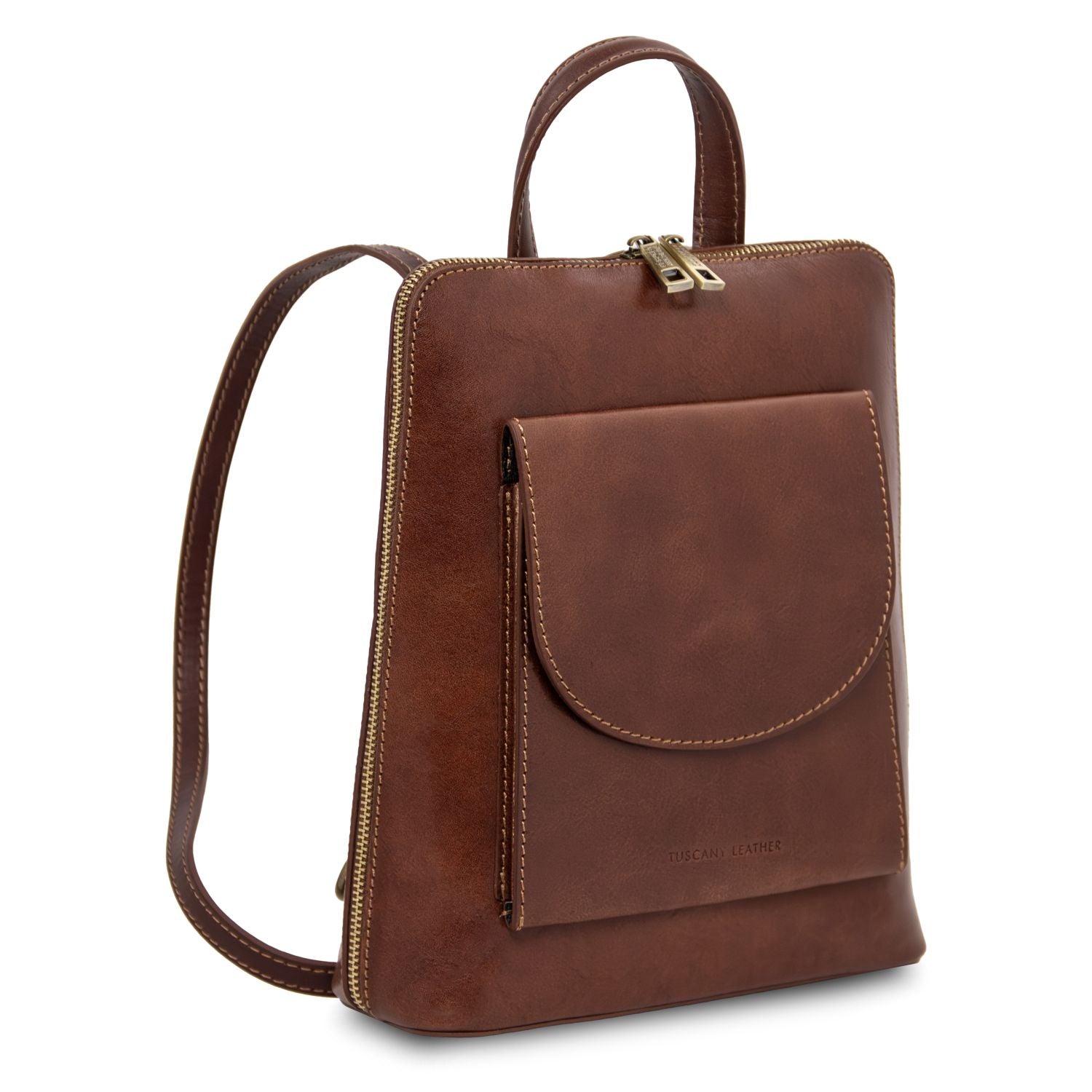 TL142410 – Paris – Klein leren Rugzak for women