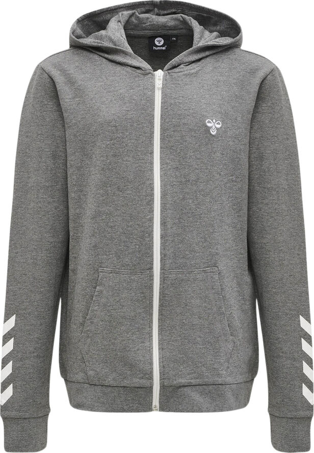Hummel hmlPLESS Zip Hættetrøje Grå