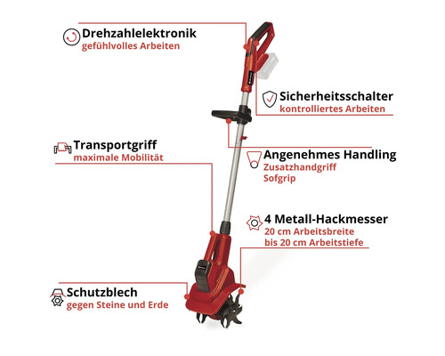 Einhell Power X-Change GE-CR 18/20 Li E accufrees (accu en lader niet inbegrepen)