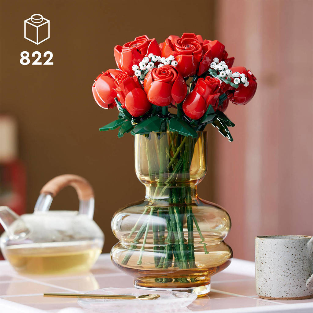 Mooi!Rozenboeket Decoratief Bloemen Bouwpakket uit de Botanical Collection 10328