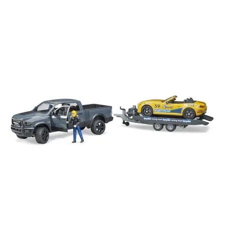 BRUDER® 2504 RAM 250 Power Wagon und Roadster BRUDER® Racing Team