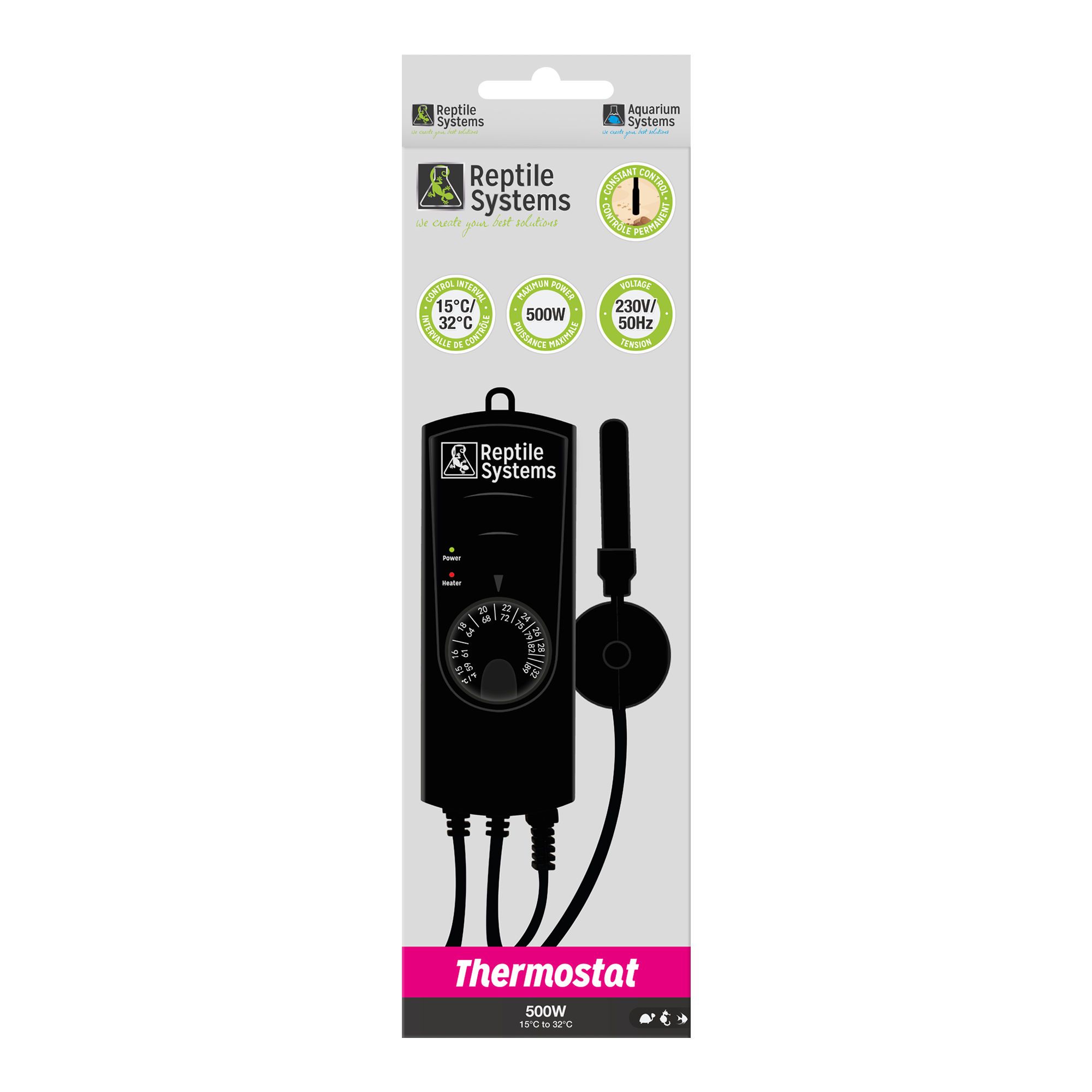 Reptile Systems Thermostat für Terrarien bis 500W