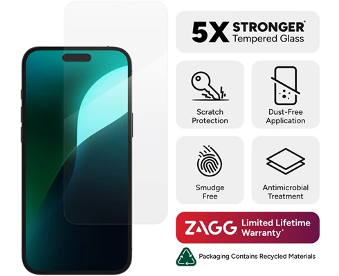InvisibleShield Glass Elite Apple iPhone 16 plus/15 plus