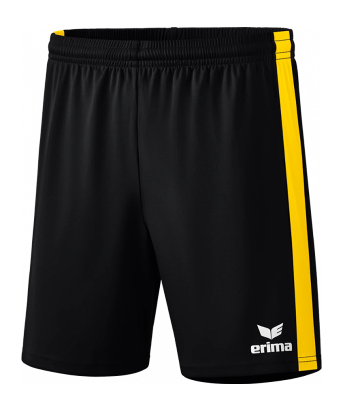 Erima Retro Star Short Schwarz Gelb