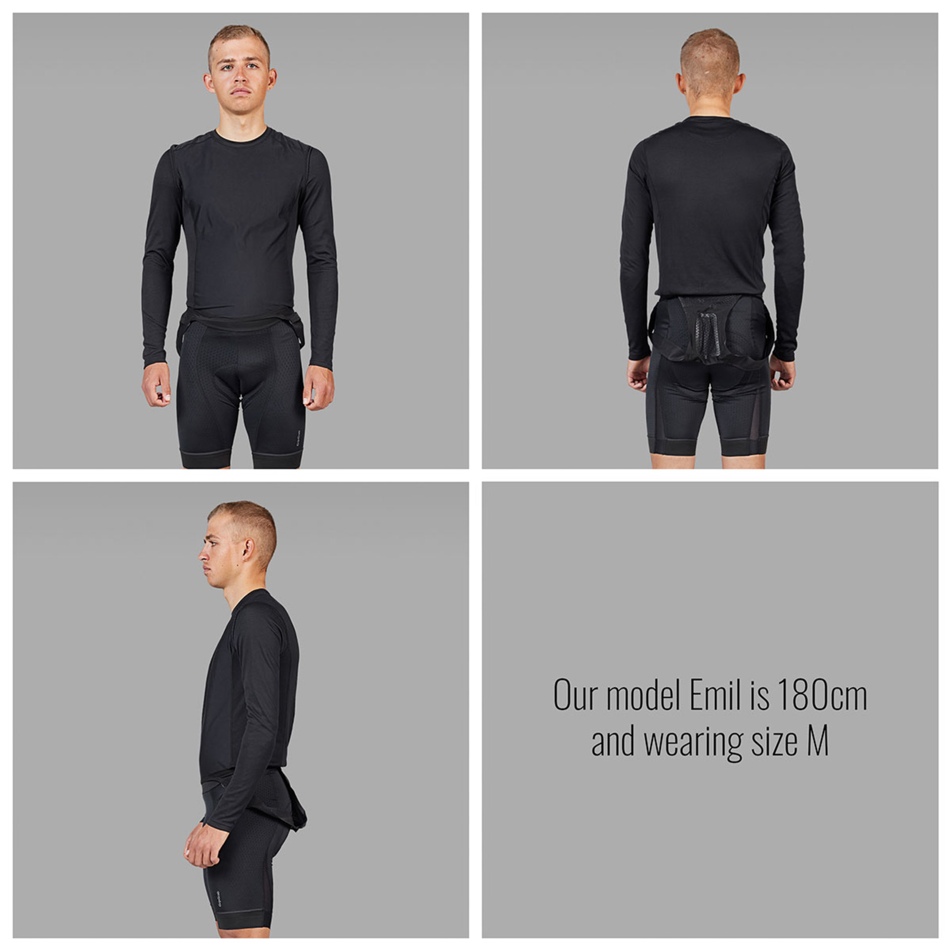 GripGrab WindBreaking Thermoshirt Lange Mouwen Zwart