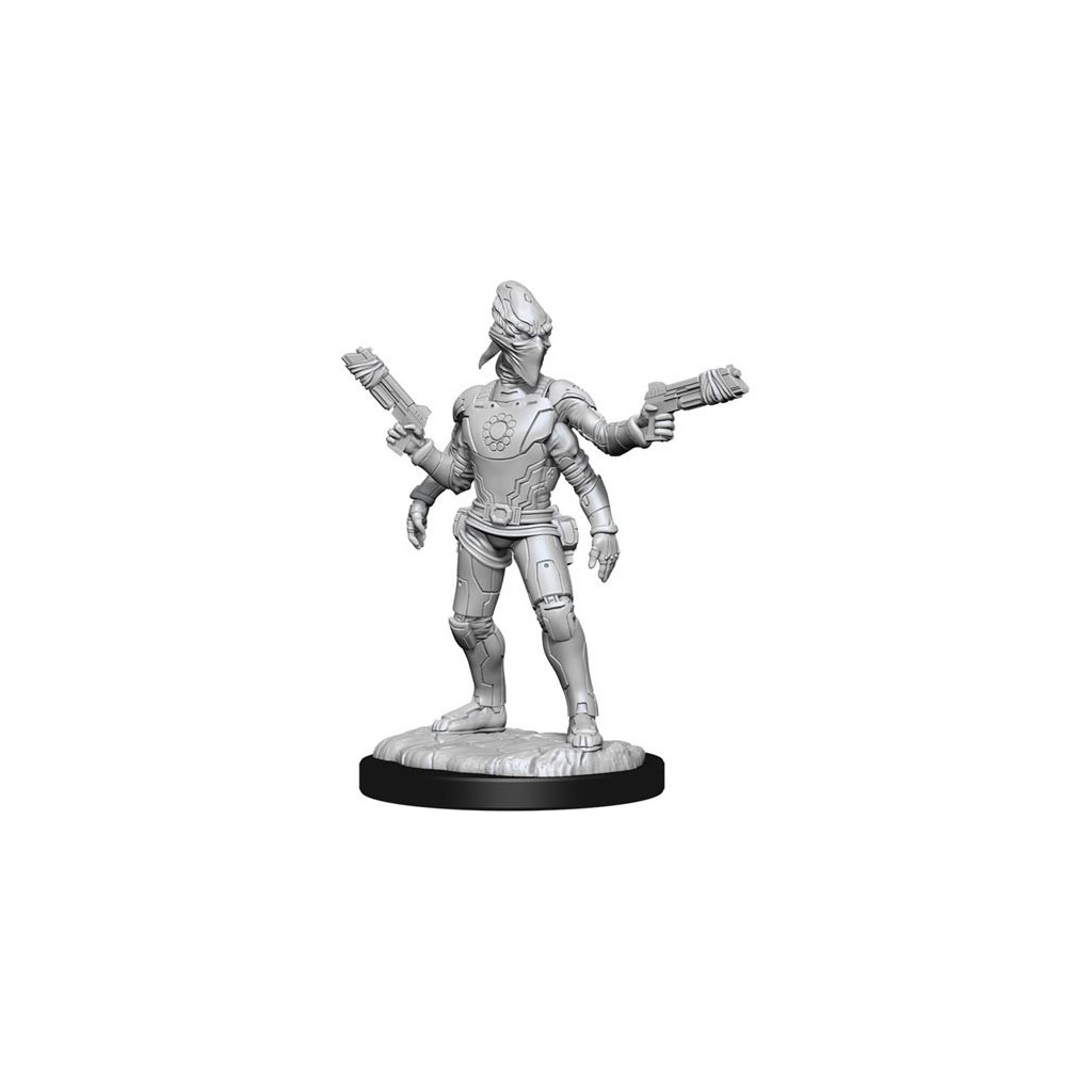 Starfinder Deep Cuts Unpainted Miniatures: Kasatha Operative