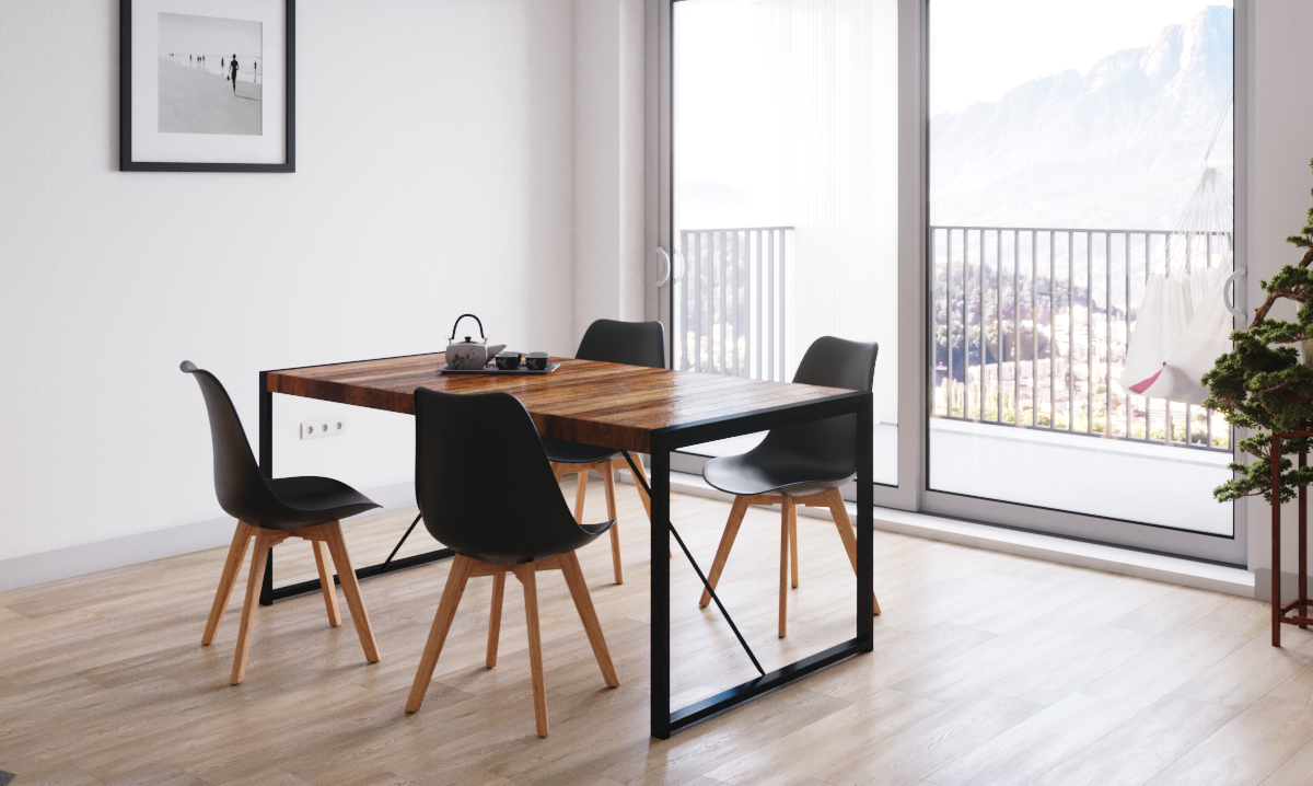 Esstisch Holz CLEMENT 180 x 90 cm
