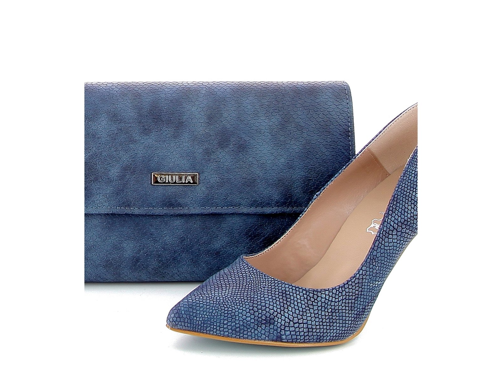 Giulia-HANDBAG G. Synthétique Multi Bleu