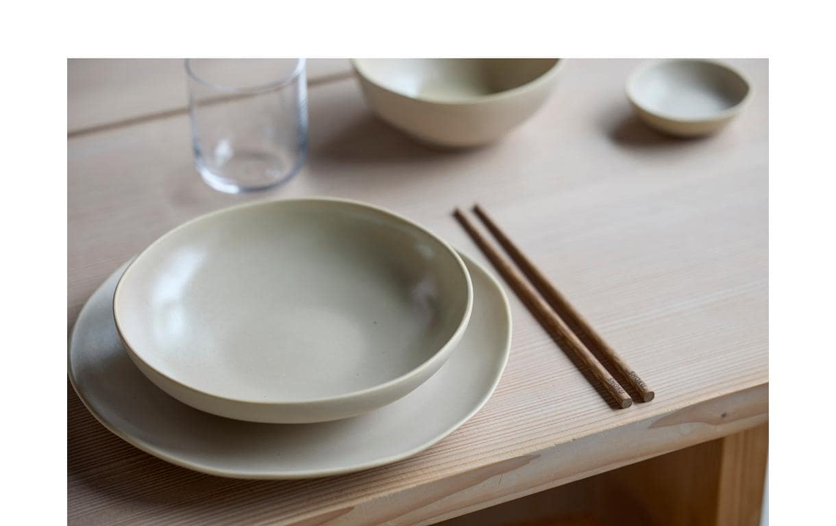 Essstäbchen Shoku 8-teilig, BraunStäbchen-Set aus Holz