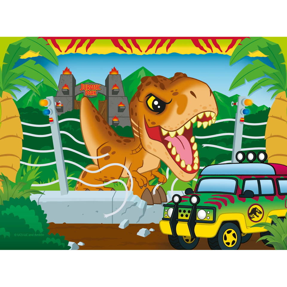 Ravensburger Jurassic World Explorers 4-in-1 puzzelset - 12 + 16 + 20 + 24 stukjes