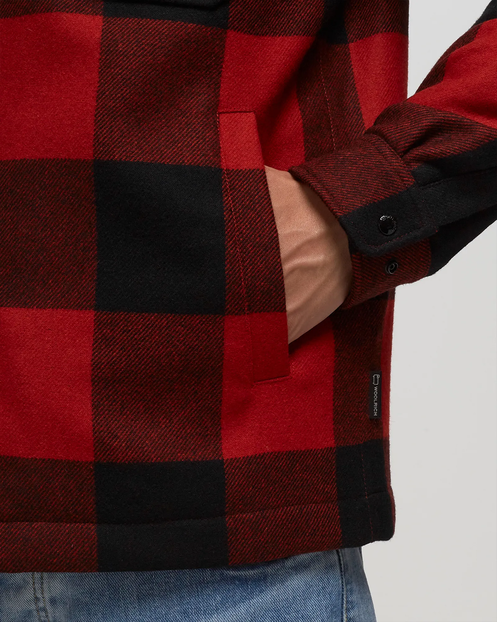 WOOLRICH ALASKAN WOOL CHECK OVERSHIRT