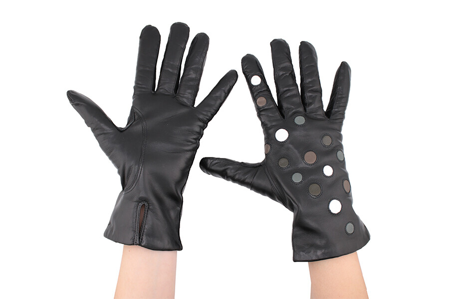 Glove Snowball black grey white