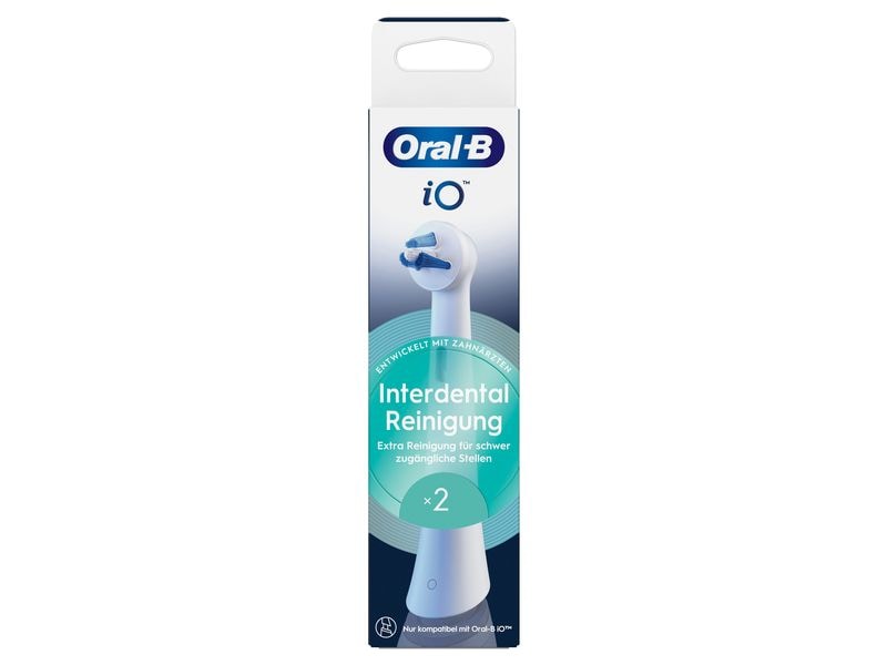 Oral-B Zahnbürstenkopf iO Interdental Reinigung 2 Stück Ersatzbürsten