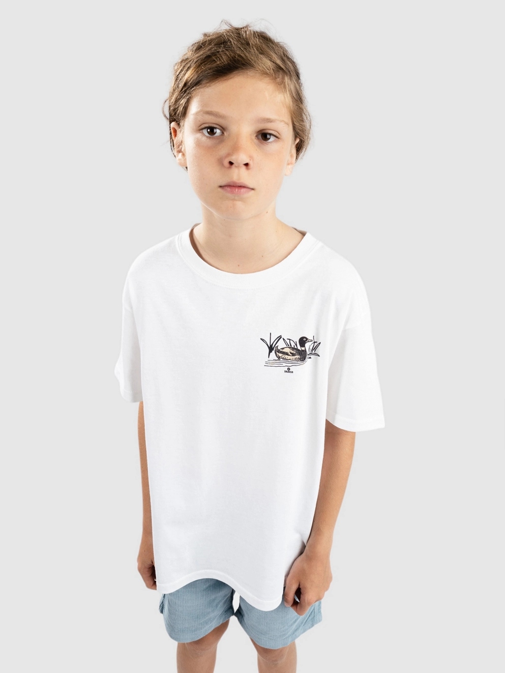 Dravus Dont Be A Quack Kids T-Shirt white