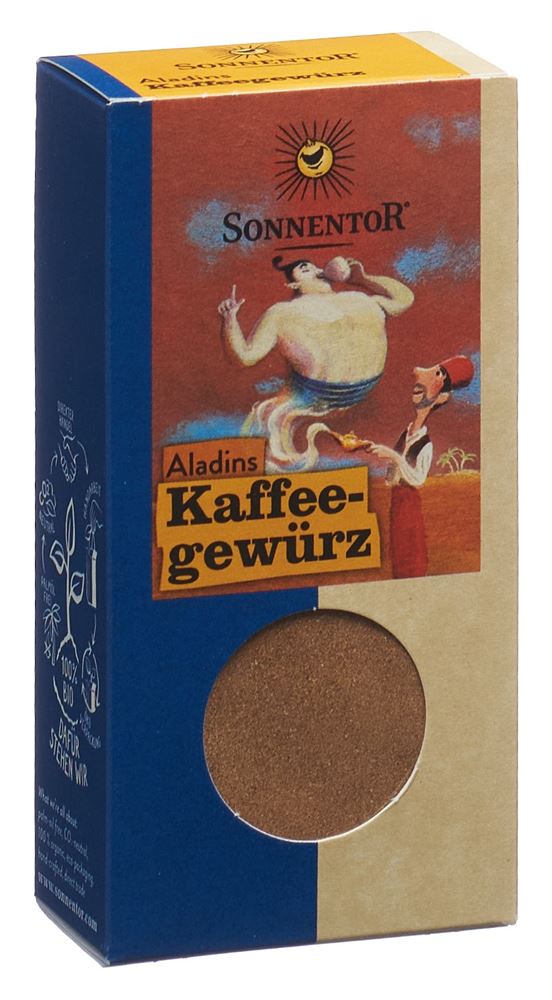 SONNENTOR Aladins Kaffeegewürz BIO Karton 35 g