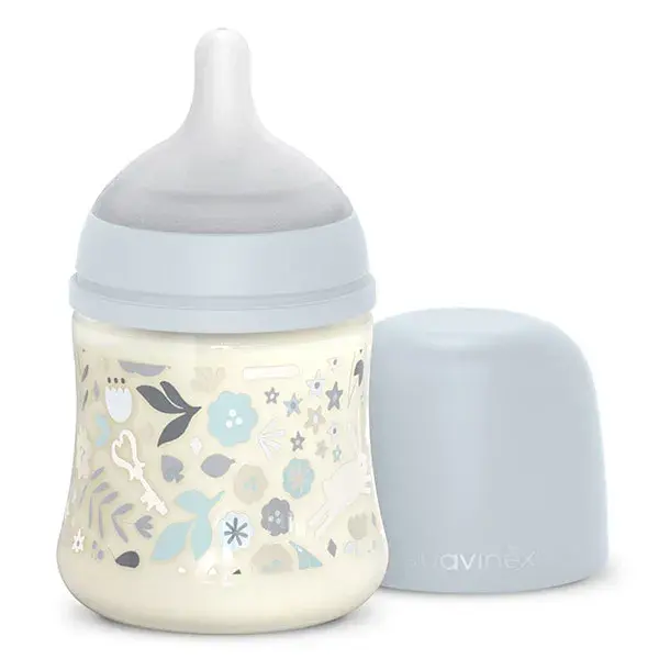 Mamadeira Suavinex Wonderland SXPro S com bico - Azul Wonderland - 150ml