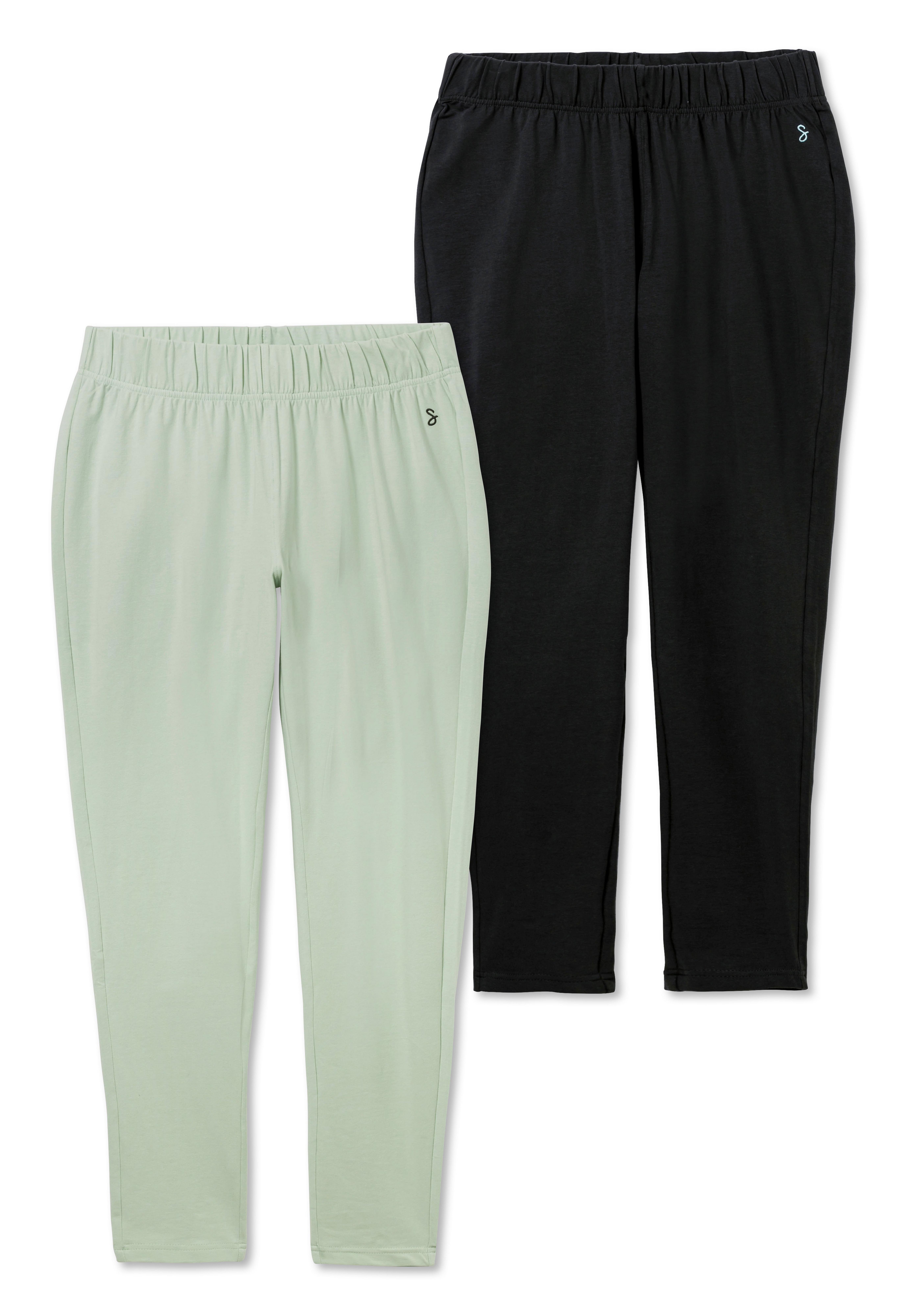 Doppelpack Relax-Leggings in Knöchellänge