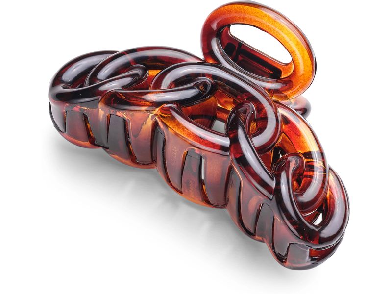 Trisa Accessoires Haarklemme 9 cm, geschwungen, tortoise Haarklammer in verspielter, geschwungener Optik