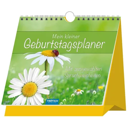 Trötsch Mein kleiner Geburtstagsplaner zum Aufstellen