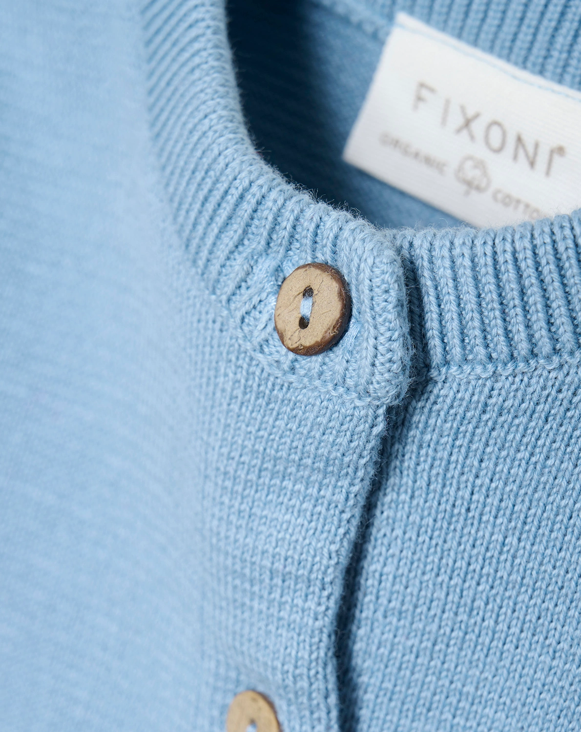Strickjacke FINE in ashley blue