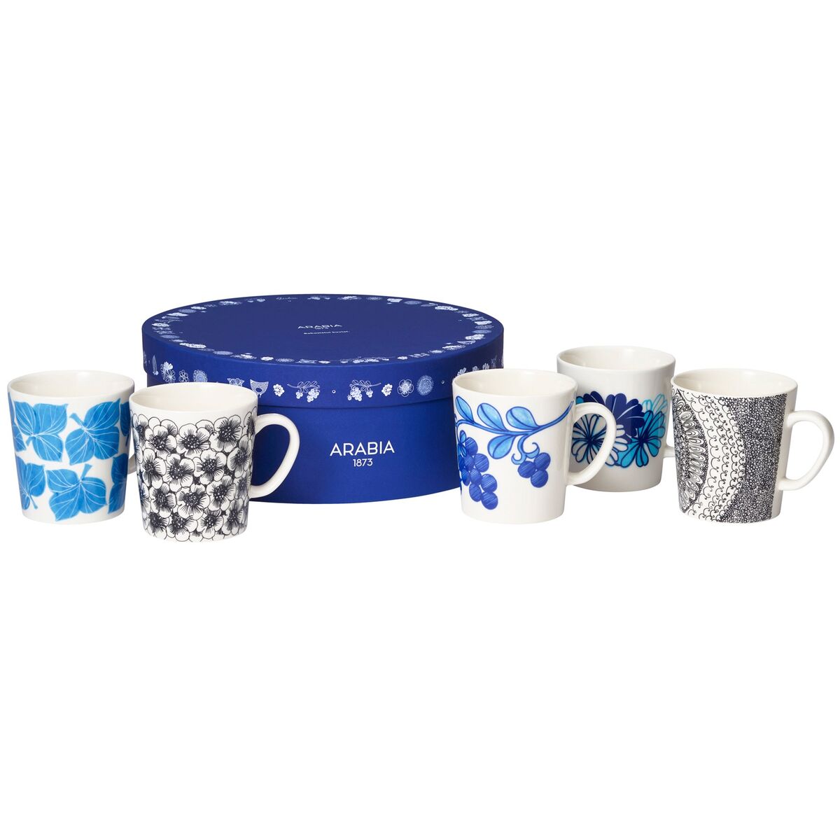 Mix sett krus, 0,3 liter, 5-pack