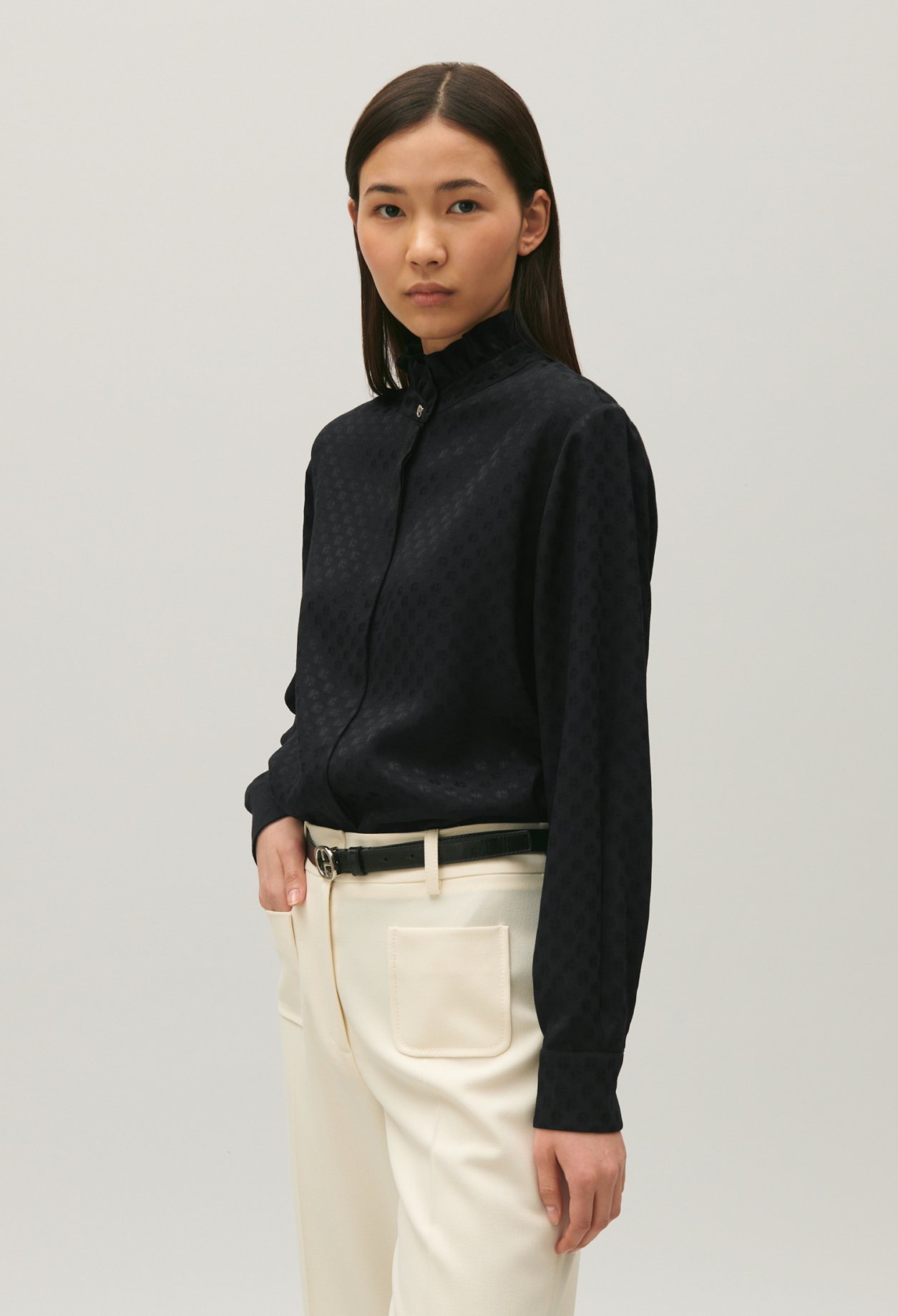 Chemise fluide noire