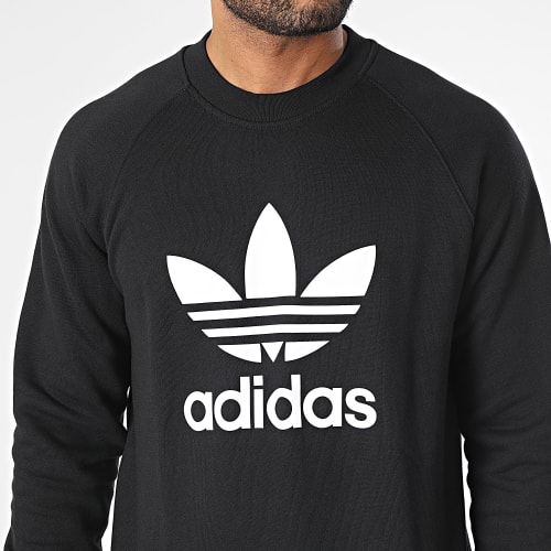 Sweat Crewneck Trefoil IM4500 Noir