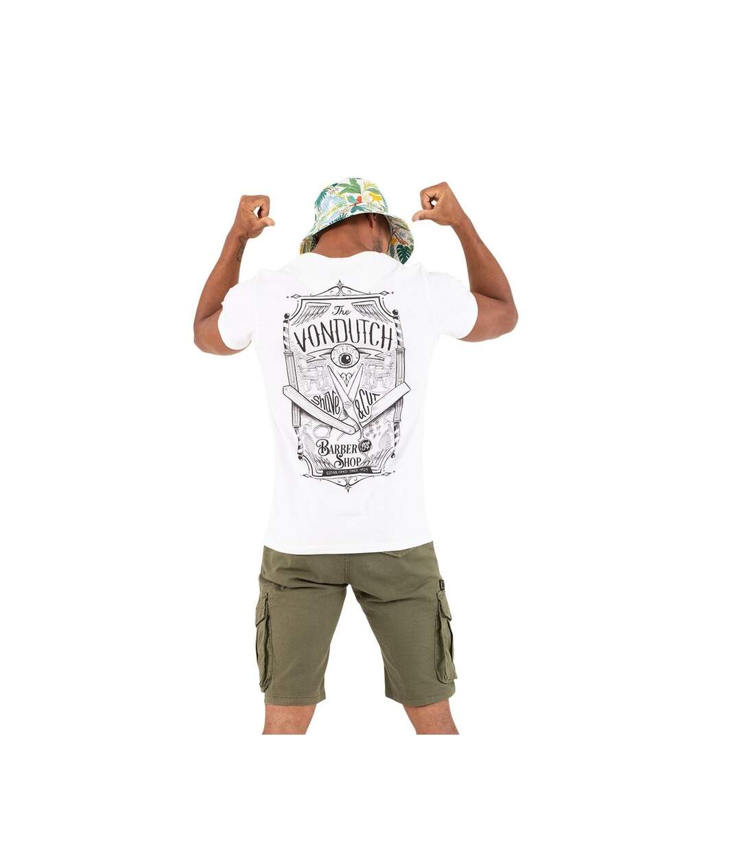 T-shirt col rond regular fit homme en coton Shave