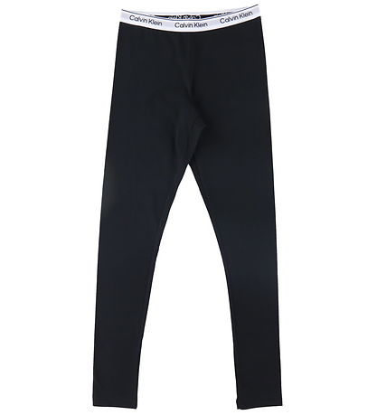 Calvin Klein Leggings - 2-pak - Gråmeleret/Sort