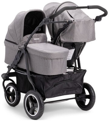 Beemoo Swing Søskenvogn, Grey Melange