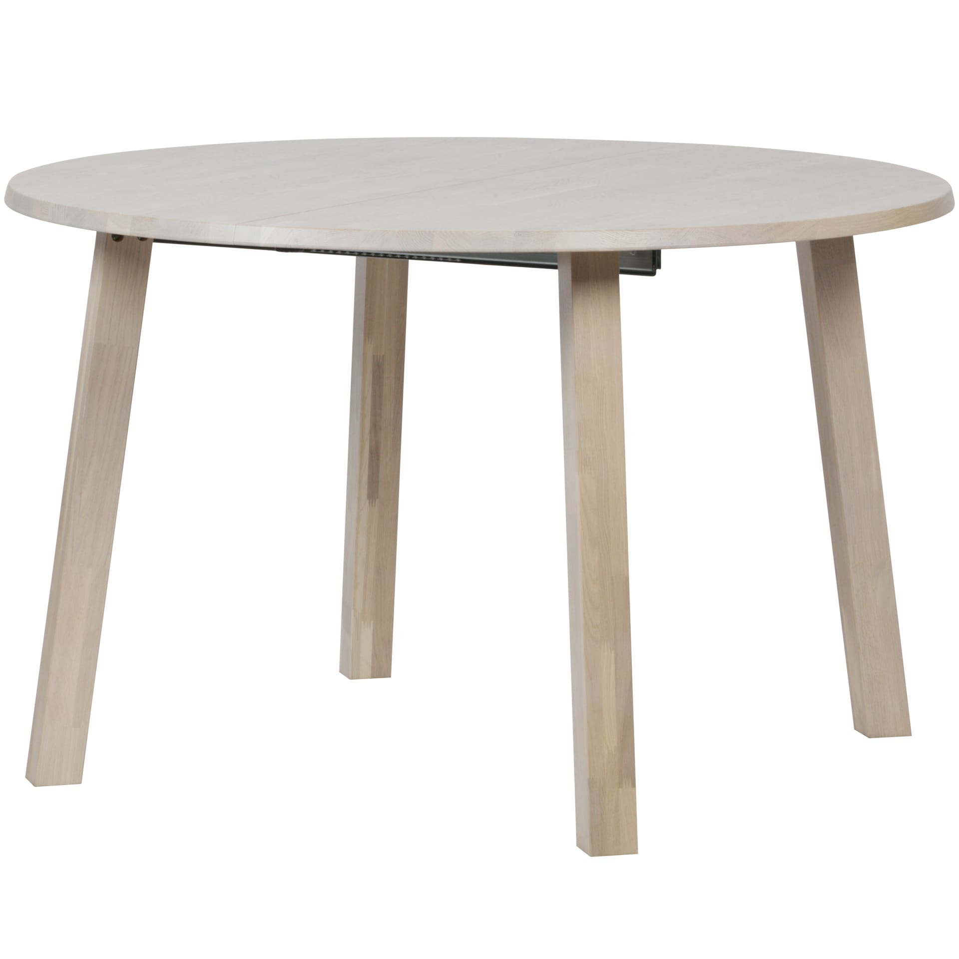 Esstisch LANGE JAN 120 x 120 (160-200) cm Eiche Sydney-Weiß