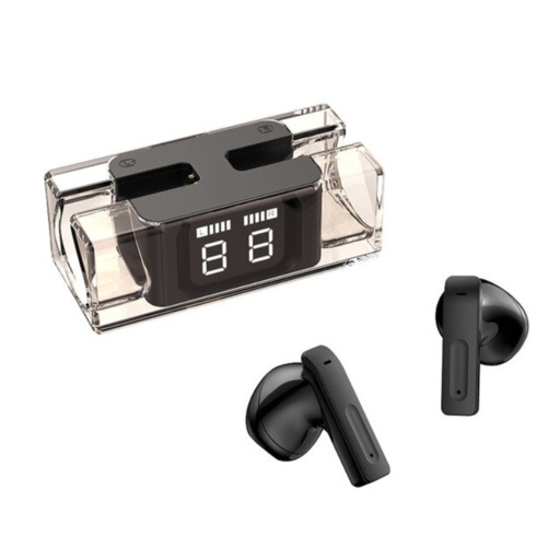 Fones de ouvido sem fio Smartek TWS-E90, fones de ouvido estéreo esportivos com microfone e controle por toque.