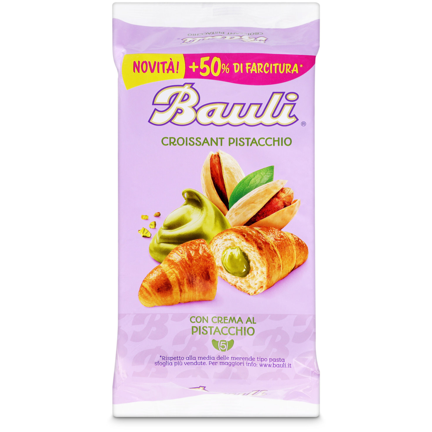 Bauli Croissant Pistacchio 5 Stück