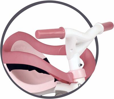 Smoby Be Move Trehjuling Comfort, Rosa