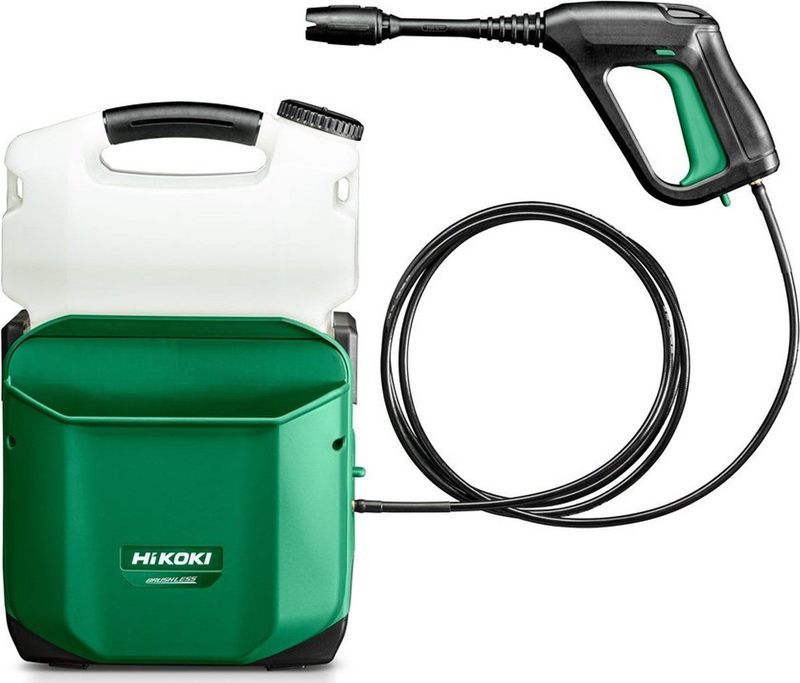Hikoki - Accu Hogedrukreiniger - 20 Bar - Variabele Drukregeling - Afneembare Tank