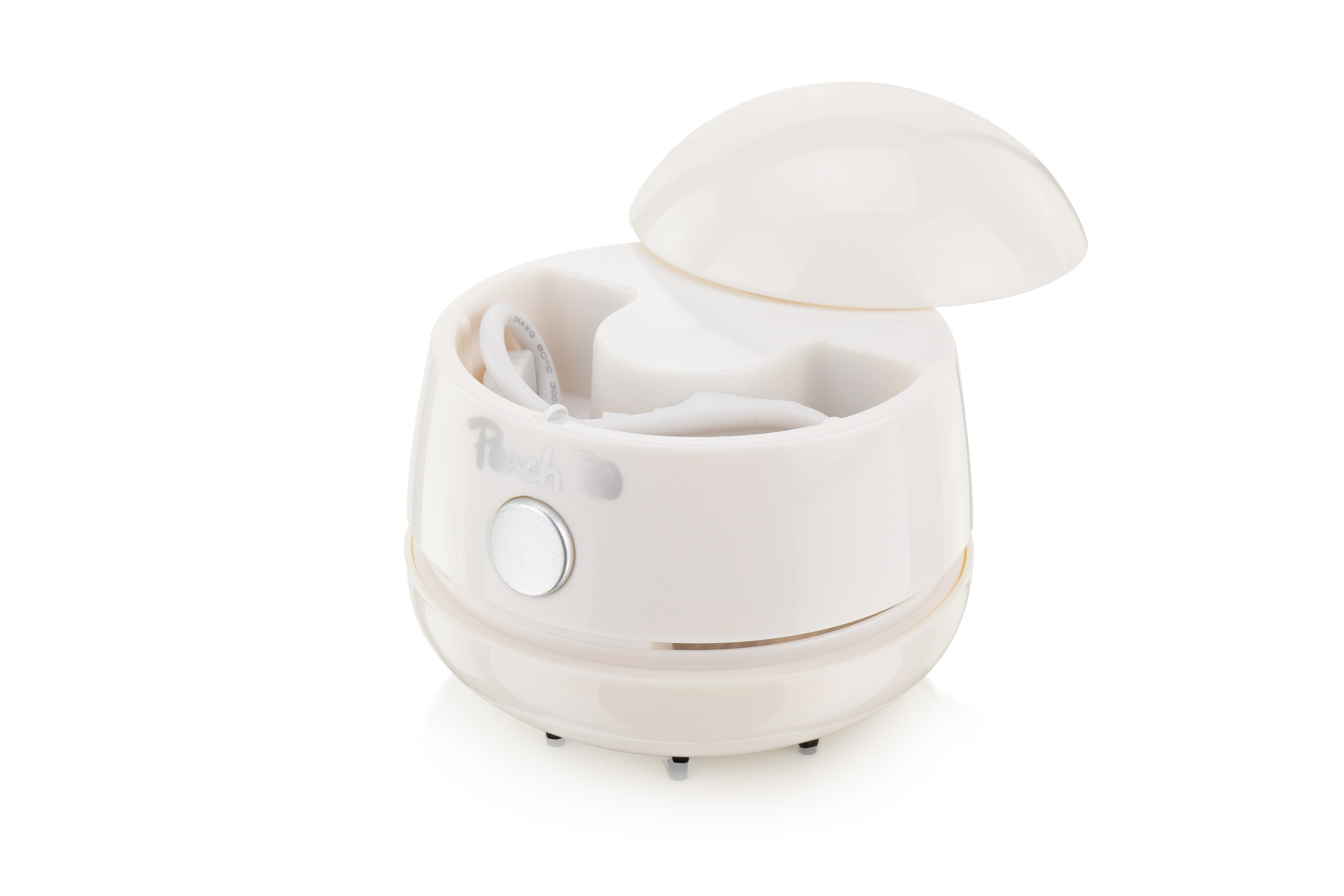 Peach PA131 Mini Staubsauger | Betrieb über USB Kabel | hohe Saugkraft | weiss | PA131-WH