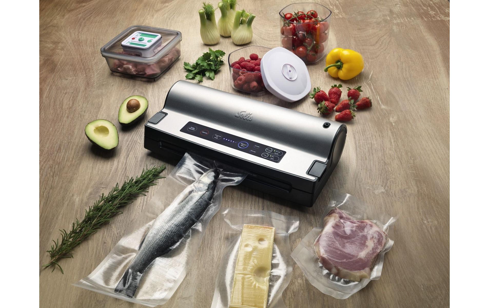 Vakuumiergerät Vac Prestige Silber<br>Automatisches Vakuumier-System mit praktischem Bedienungsfeld