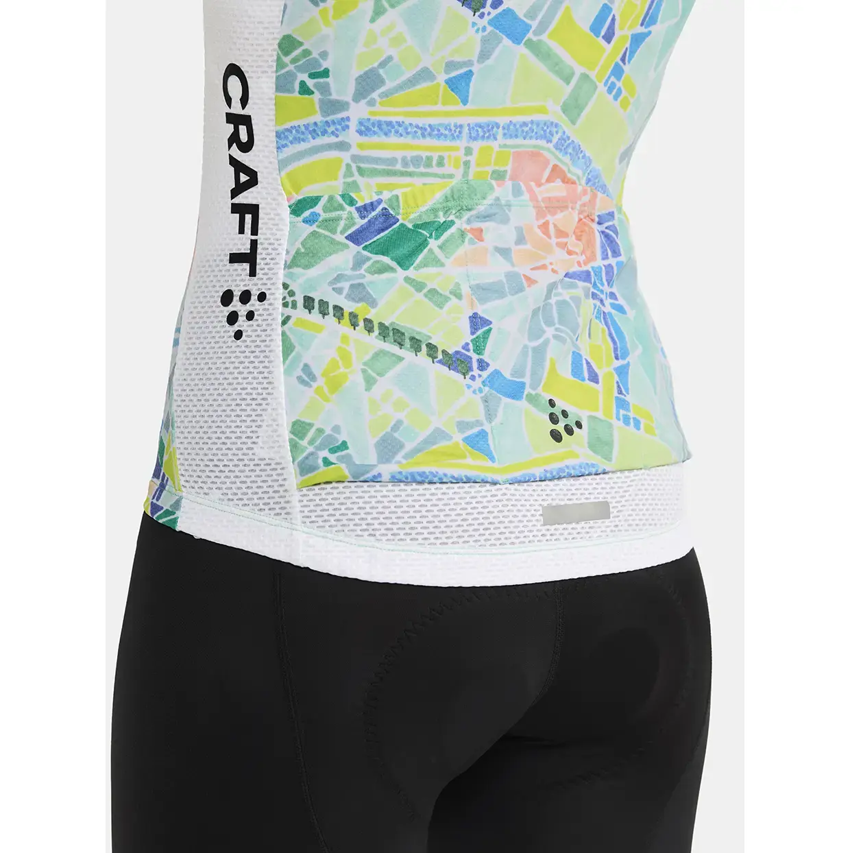 Craft ADV Endurance Graphic Fietsshirt Korte Mouwen Wit/Multi Dames