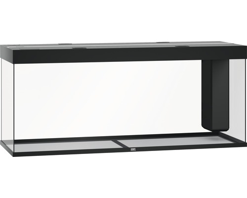 JUWEL Rio 450 aquarium met LED-verlichting, pomp, filter, verwarming (zonder kast), zwart