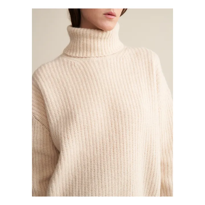 Bellerose Pull Garano Laine Mérinos Extra Fine et Alpaga - Collection Femme | Naturel