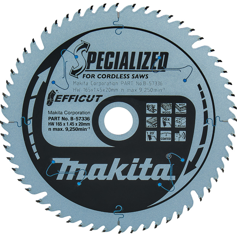 Makita Cirkelzaagblad 165x20x1,45mm 56T 23g