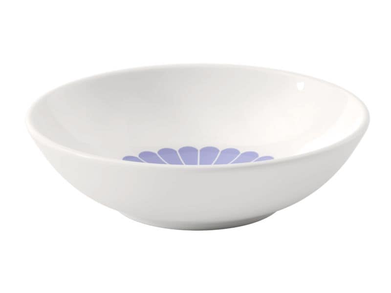Villeroy & Boch Dessert-Schale Fleur 6 Stück, Blau Schale aus hochwertigem Porzellan
