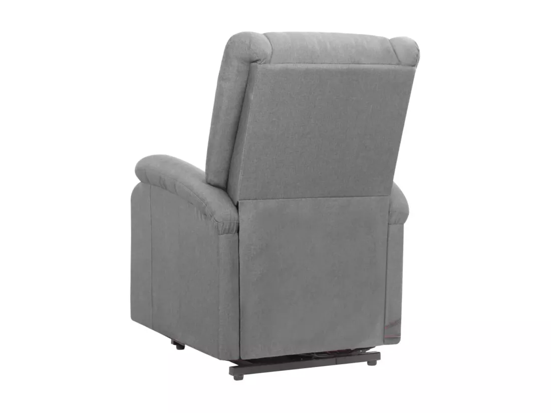 Prolenta Premium - Fauteuil de massage inclinable Gris clair Tissu