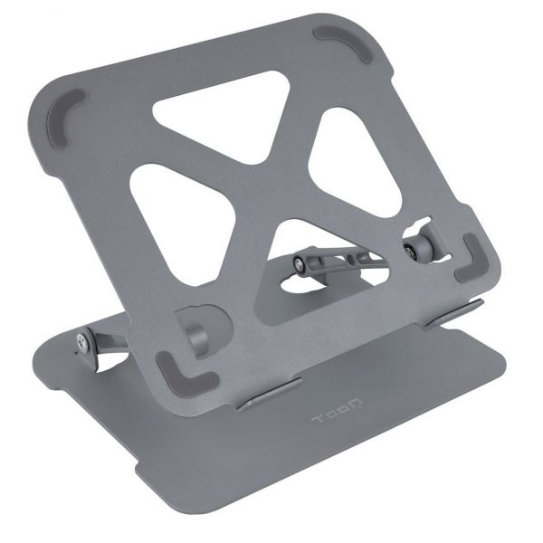 Suporte Elevatório TooQ para Portáteis Ergonómico Ajustável Alumínio - TQLRS0012-AL-G