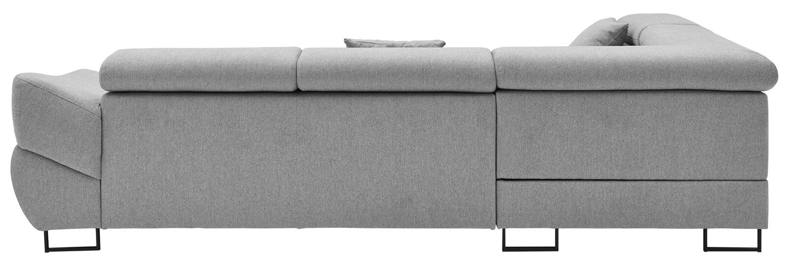 CASAVANTI Ecksofa FABIO 235 x 280 cm Primo hellgrau