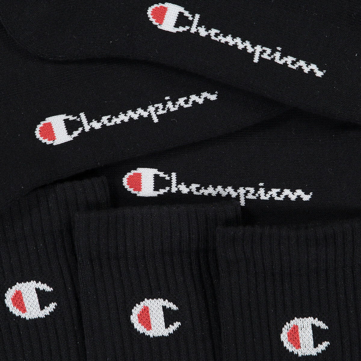 CHAMPION<br>Conjunto de 3 pares de meias, logotipo pequeno