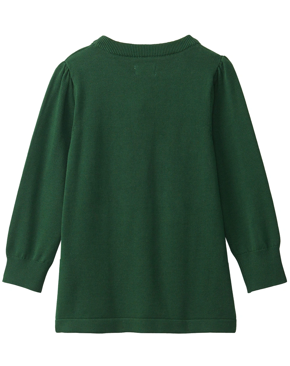 Sweatshirt GOLDEN BOW in grün