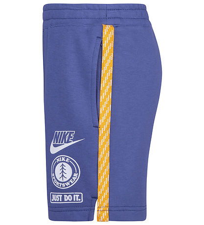 Nike Shorts - French Terry - Diffus Blue